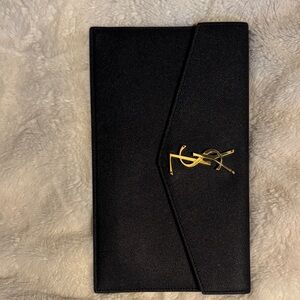 Yves Saint Laurent Black Mini Bag with Gold Logo